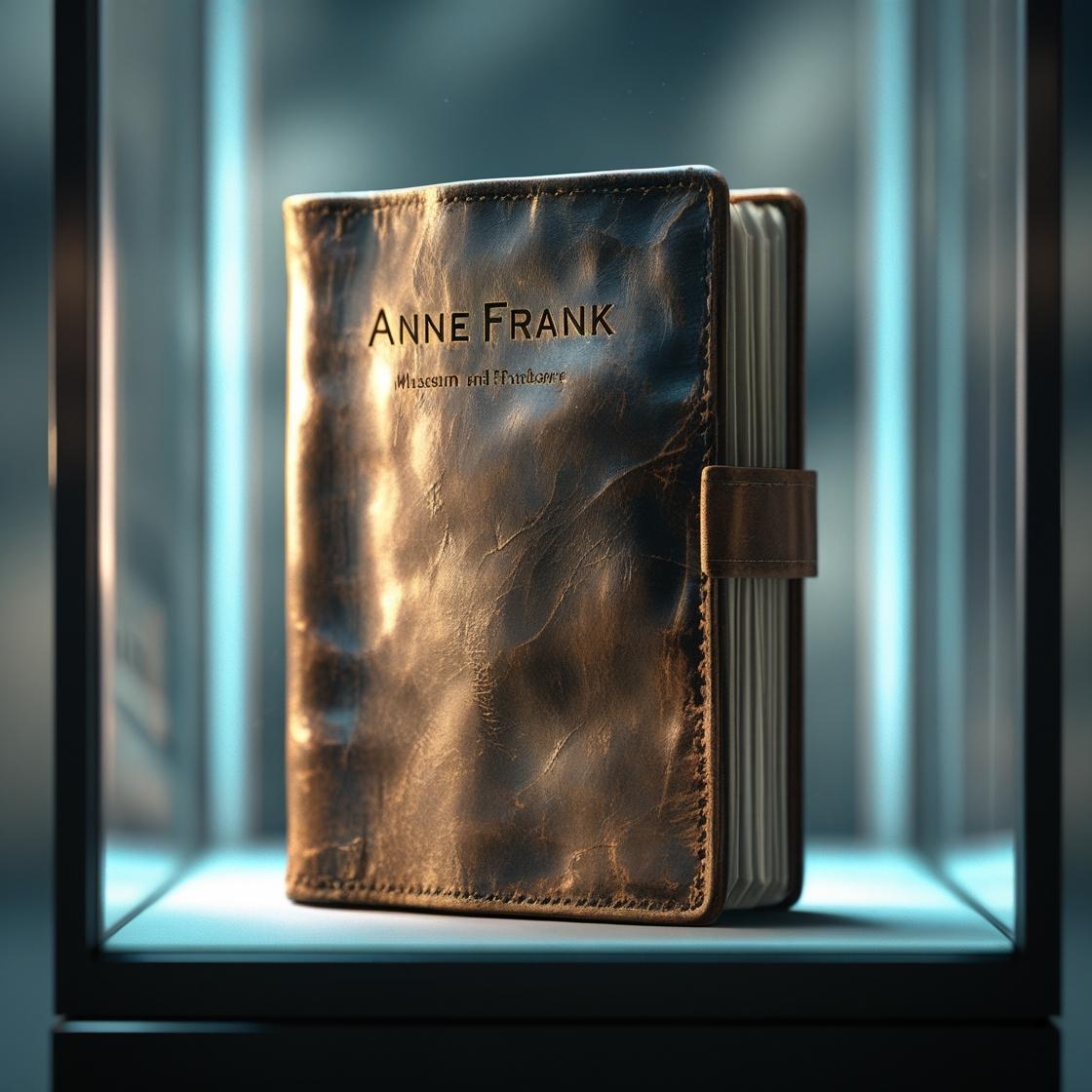 Anne Frank's diary on display
