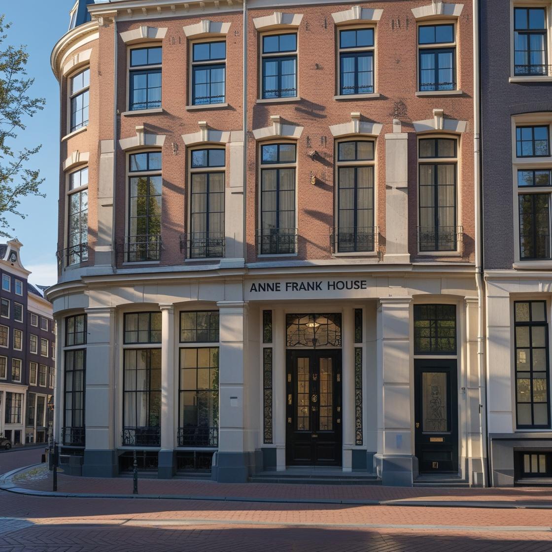 Anne Frank House exterior on a clear day